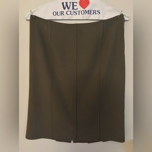 Charles Nolan 100% Wool Pencil Skirt